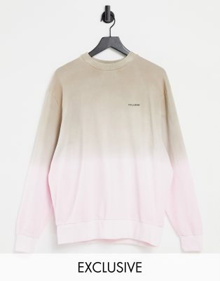 Худи и свитшоты  Asos Свитшот с эффектом омбре от комплекта COLLUSION Unisex-Многоцветный