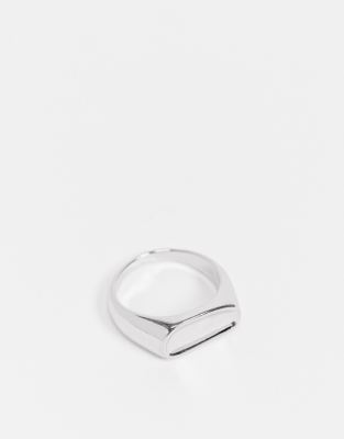 SVNX - Anello semplice placcato