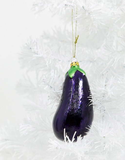 SVNX aubergine Christmas bauble
