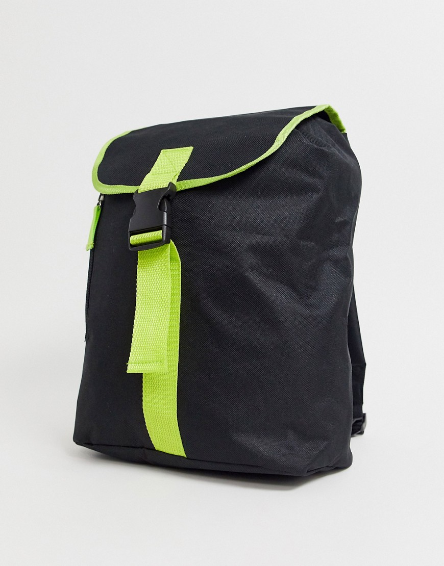 SVNX backpack with neon detail-Black