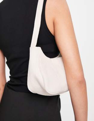 Nuova borsa a tracolla casual e alla moda in velluto a coste