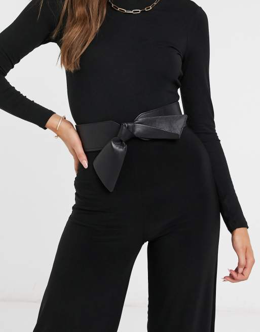 SVNX bow belt in black