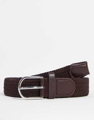 SVNX braided pu belt in black - Click1Get2 Price Drop