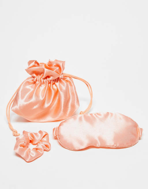 SVNX - Cadeauset met slaapmasker en scrunchie in roze