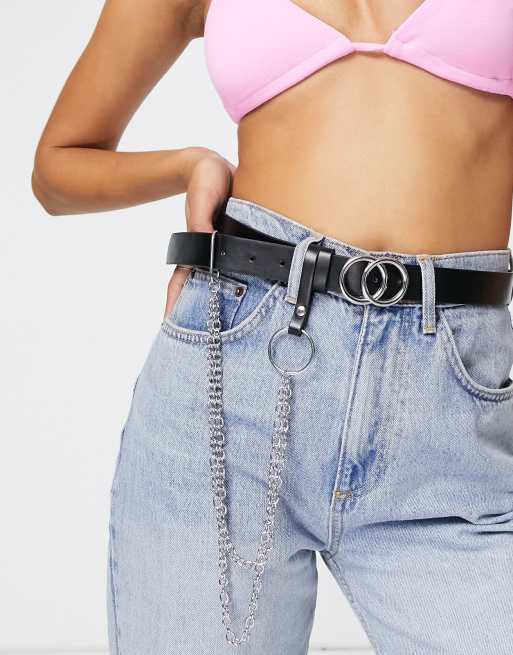 SVNX chain belt in black
