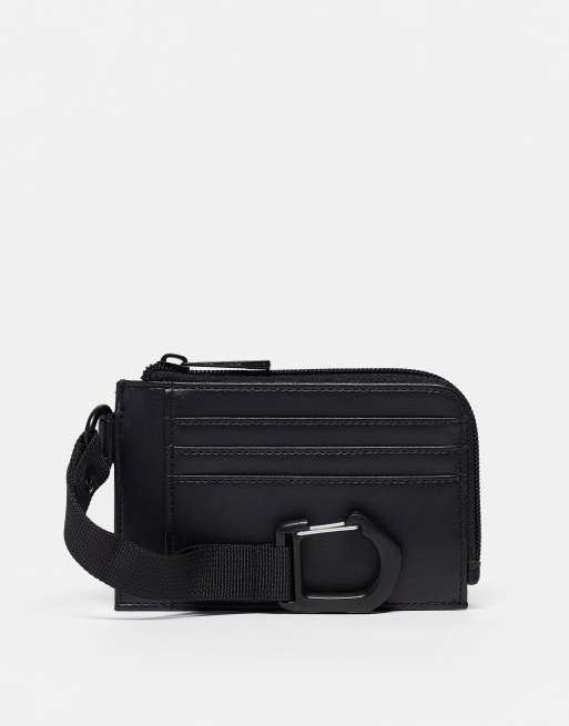 SVNX clip on wallet in black 