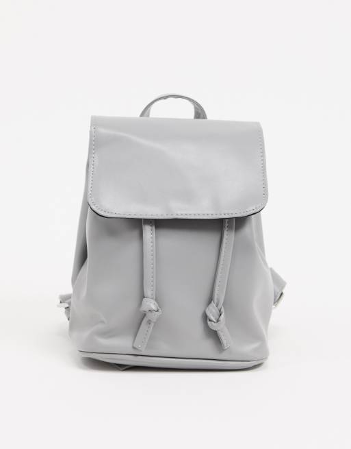 Grey store drawstring backpack