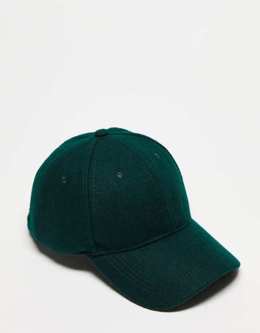 SVNX – Fleece-Baseballkappe in Grün