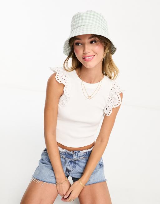 Crinkle Textured Bucket Hat