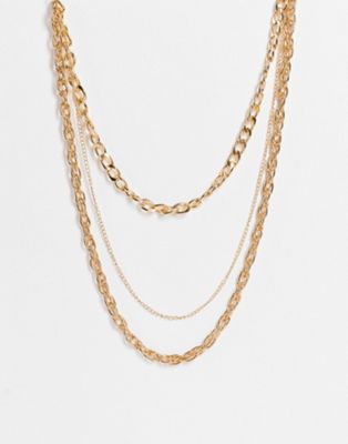 SVNX gold chain necklace