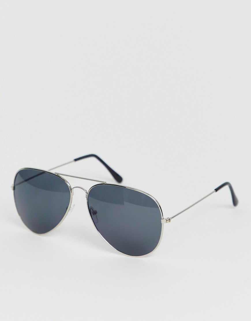 SVNX – Grå aviator-solglasögon