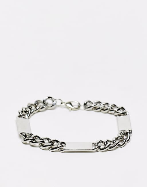 SVNX - Grove armband in zilver 