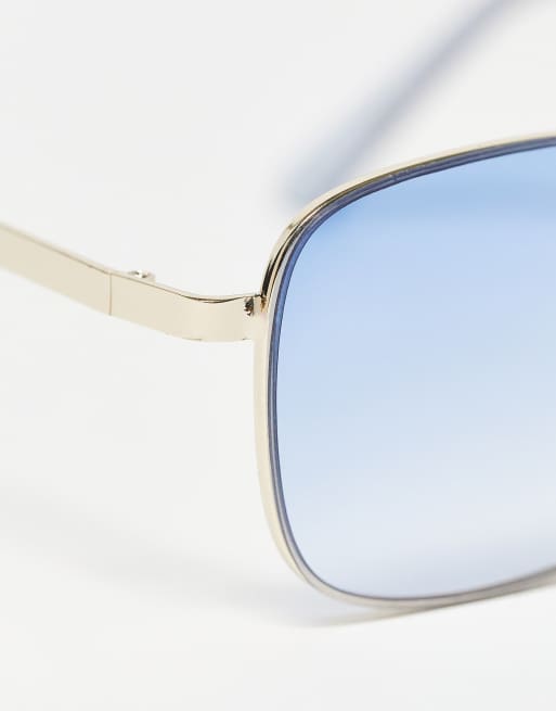 SVNX – Kleine Piloten-Sonnenbrille in Blau im 70er-Jahre-Stil, 2 von 4
