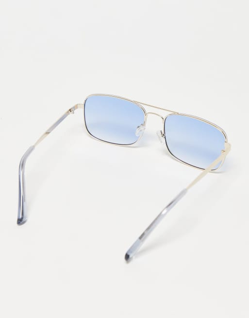 SVNX – Kleine Piloten-Sonnenbrille in Blau im 70er-Jahre-Stil, 4 von 4