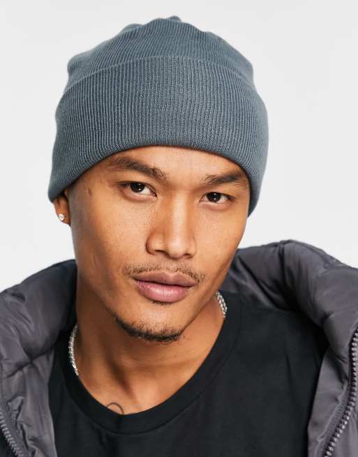 SVNX knitted beanie hat in gray | ASOS