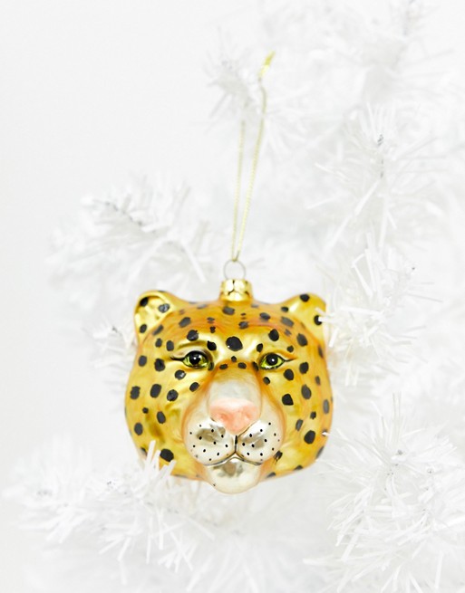 SVNX leopard Christmas bauble