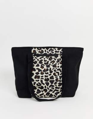 asos leopard print bag
