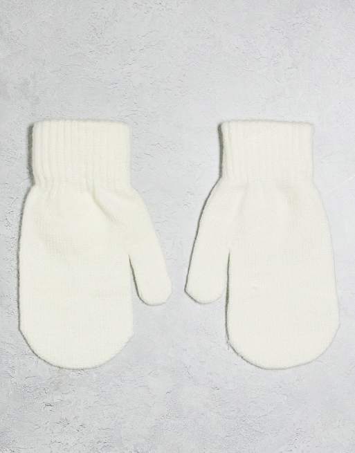 SVNX - Manopole in maglia bianco sporco