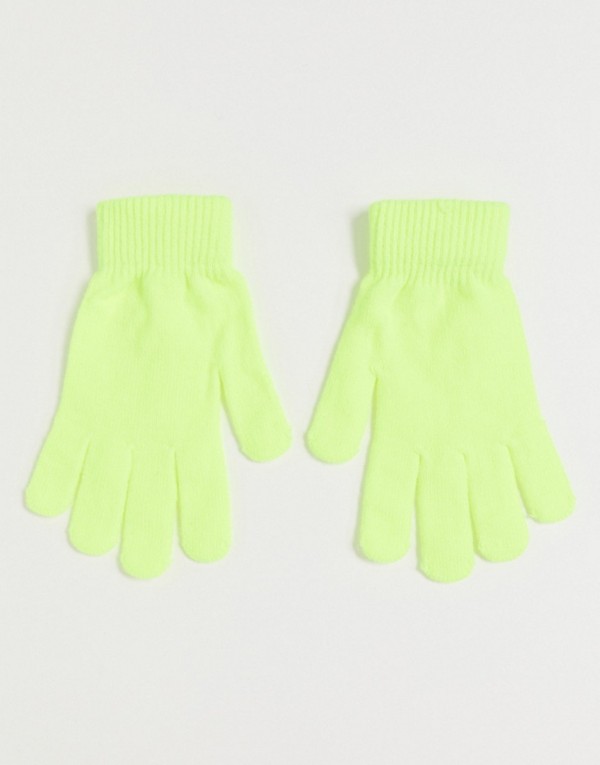 SVNX neon yellow gloves
