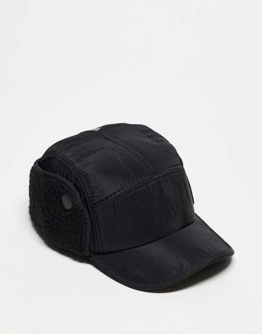 Svnx Nylon Borg Mix Cap In Black Asos 6628