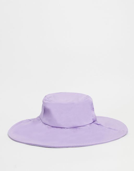 SVNX nylon floppy hat in lilac