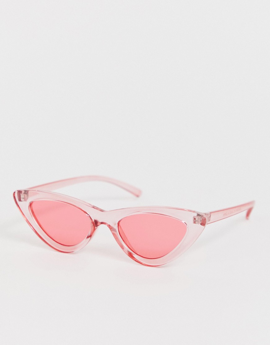 SVNX - Occhiali da sole a occhi di gatto trasparenti-Rosa