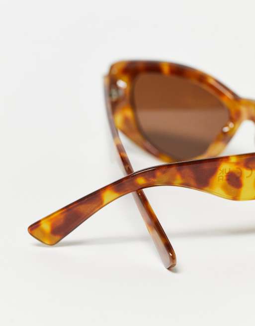 SVNX Occhiali da sole spessi con montatura media anni '70 color