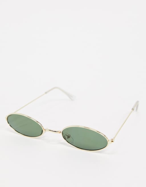 SVNX – Ovale Sonnenbrille in Gold