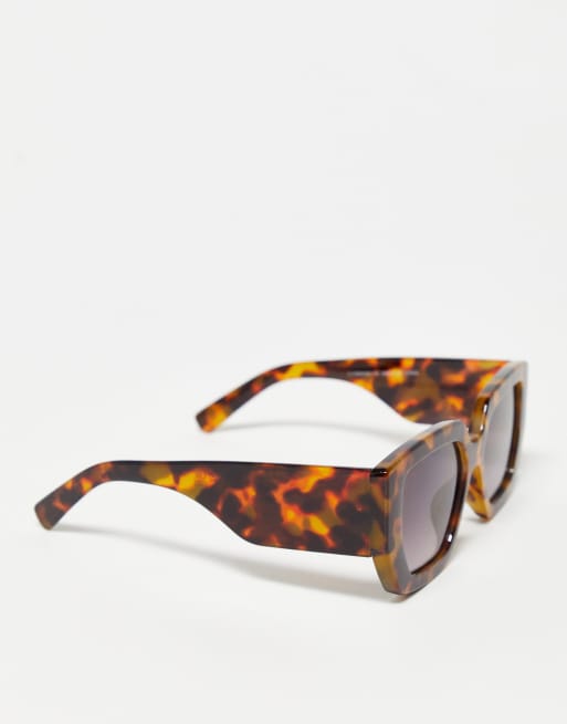 Chunky tortoise shell hot sale sunglasses