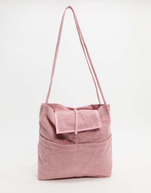 pink padded bag