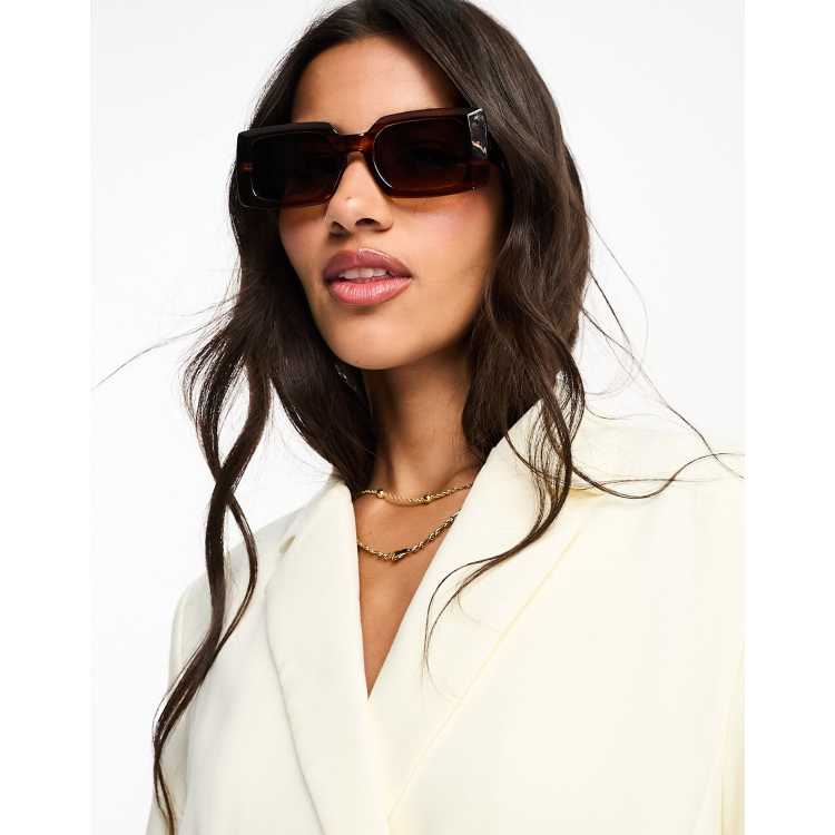 Oversized 2024 rectangle sunglasses