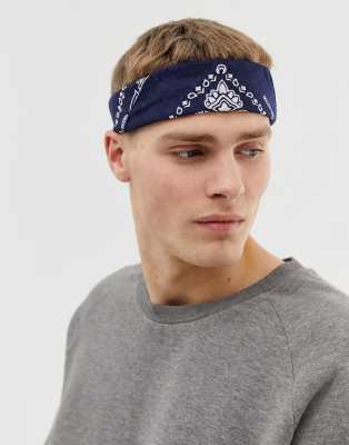 SVNX Print Bandana-Navy