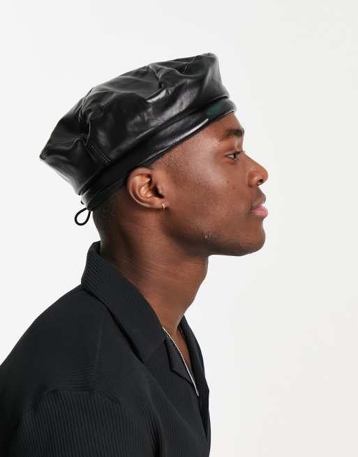 Leather beret store