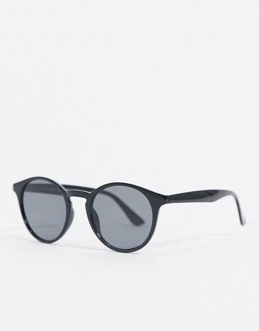 SVNX round sunglasses in black