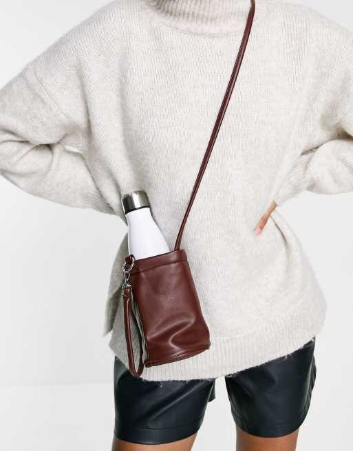 SVNX - Sac porte-bouteille avec dragonne - Marron