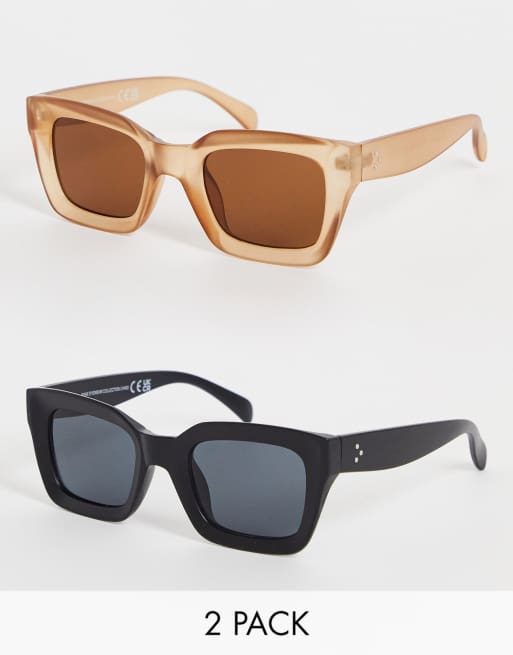 SVNX - Set van twee cat eye zonnebrillen 