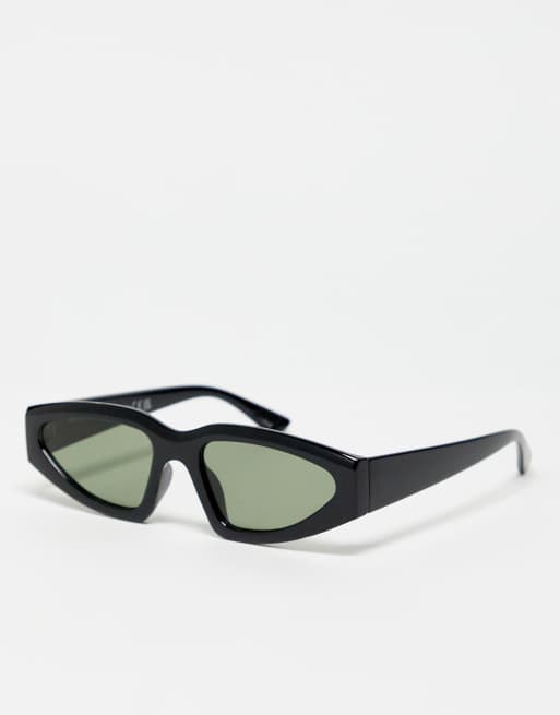 SVNX – Shield-Sonnenbrille in Schwarz im Stil der 90er
