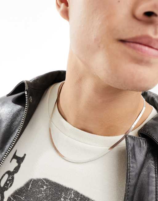 SVNX – Silverfärgat, enkelt halsband