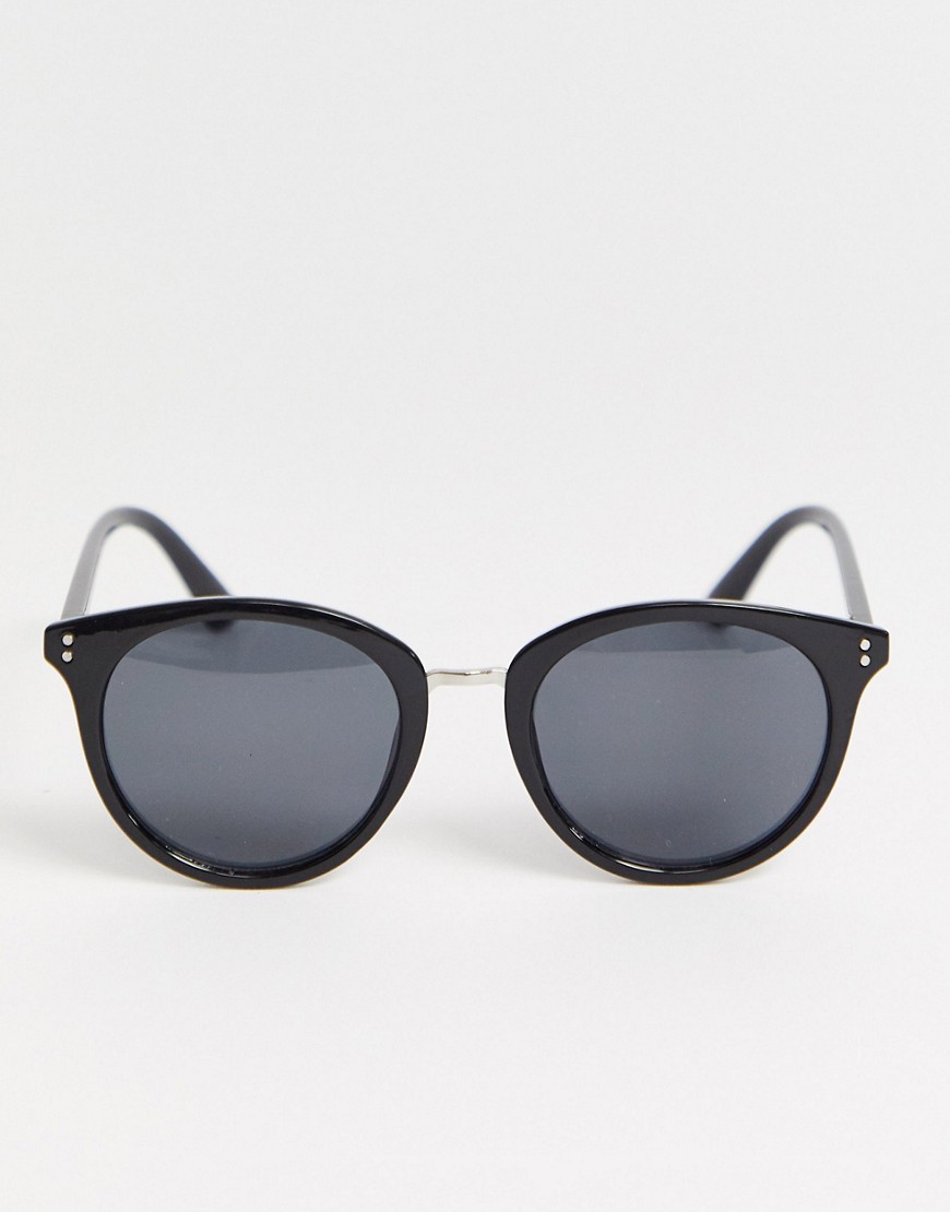 SVNX - Smalle cateye zonnebril-Zwart