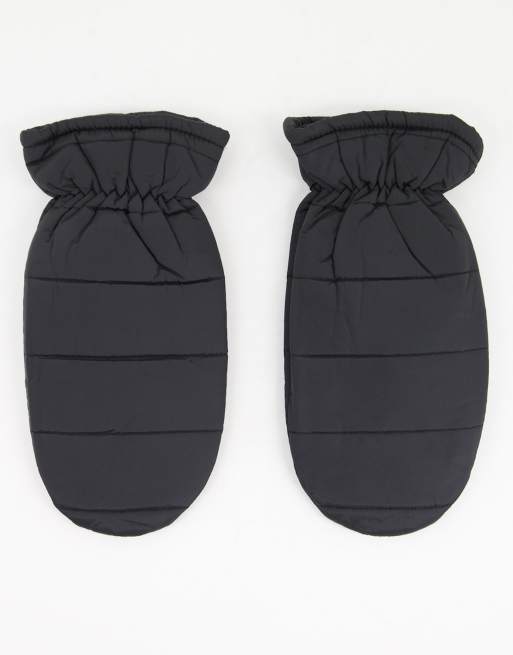 SVNX - Sorte quiltede handsker i nylon