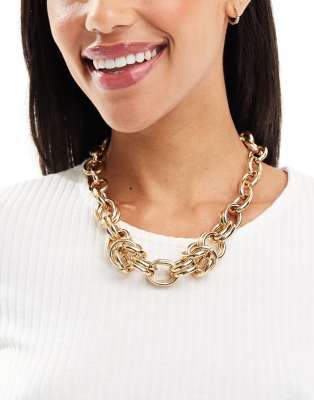 Svnx Super Chunky Chain Gold Necklace