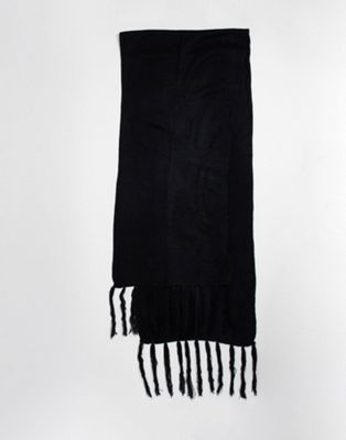 SVNX tassle scarf in black