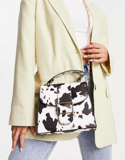 SVNX top handle mini crossbody bag in black ASOS