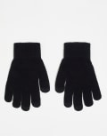 [SVNX] SVNX touch screen gloves in black One Size BLACK