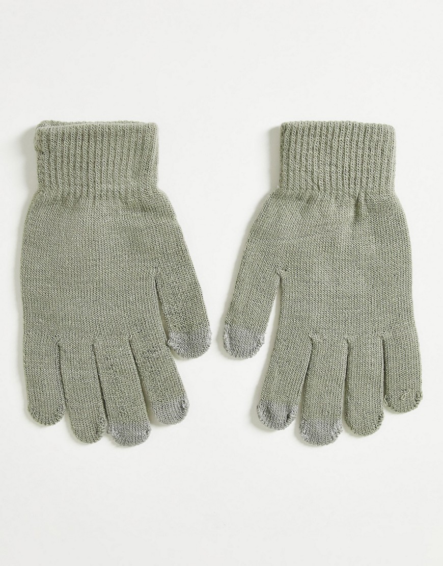 SVNX touch screen gloves in grey