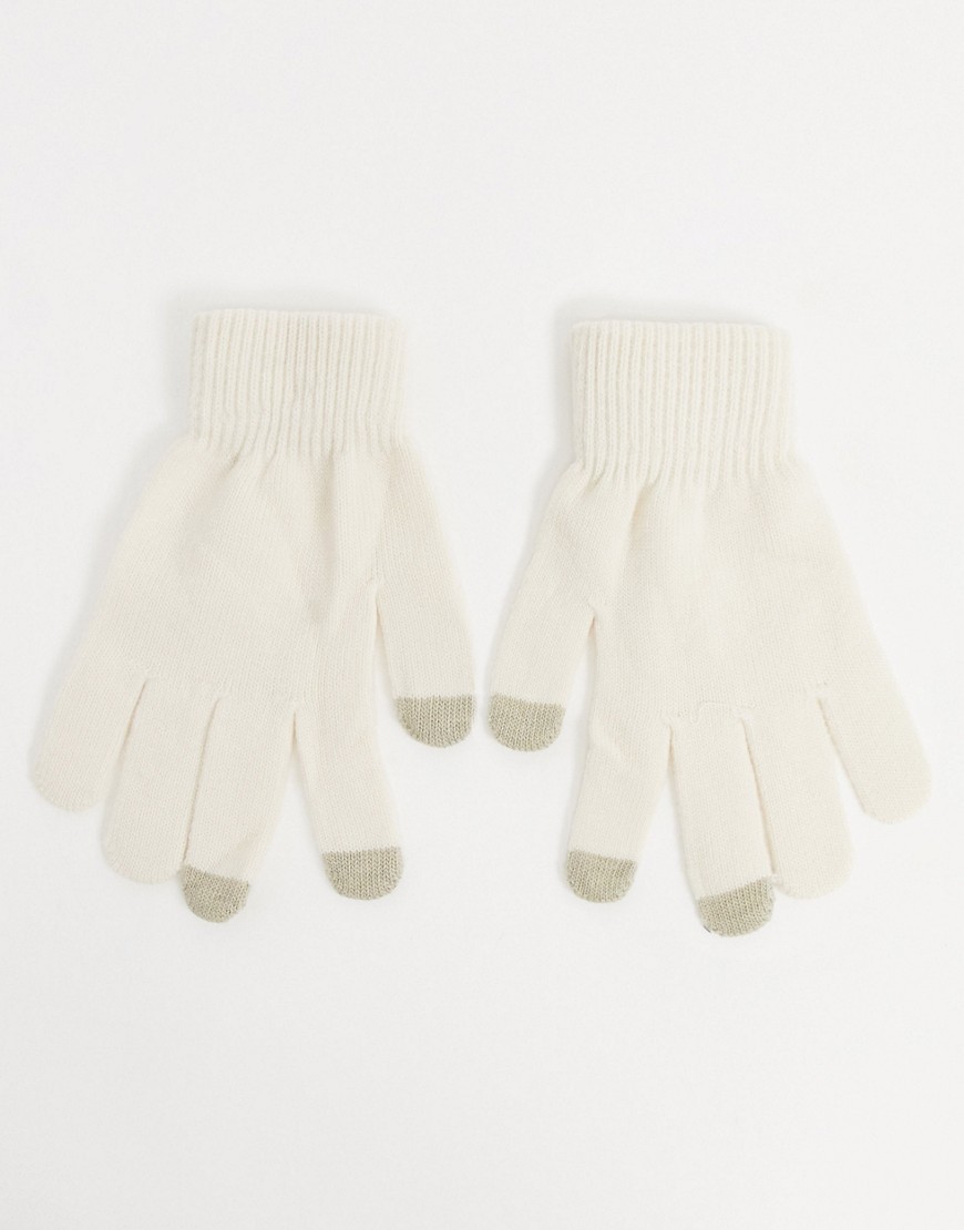 SVNX - Touchscreen handschoenen in wit