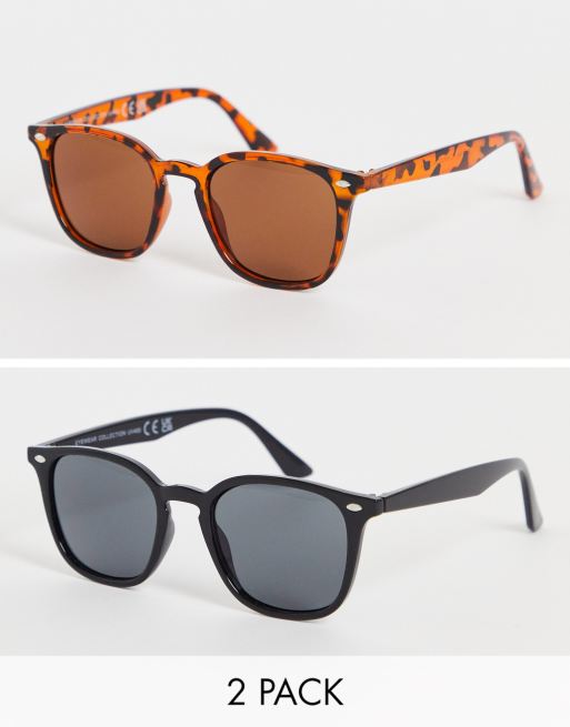 SVNX two pack classic sunglasses 