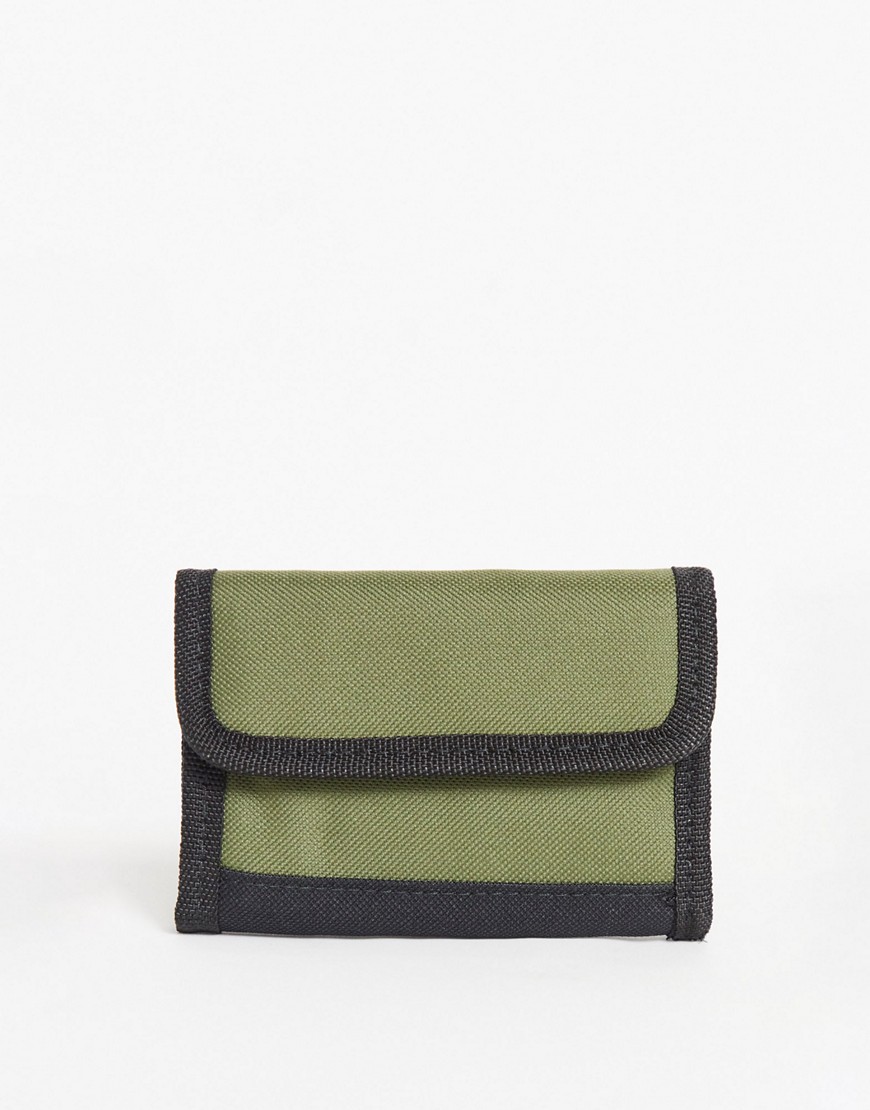 SVNX velcro wallet in green
