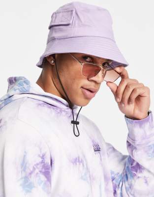 SVNX SVNX vibrant vacation bucket hat in pastel purple