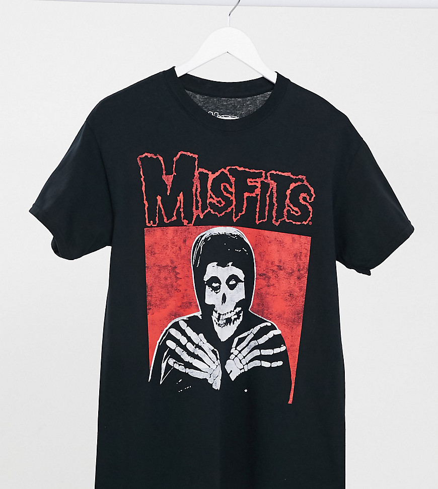 фото Свободная футболка с надписью "misfits" daisy street-черный
